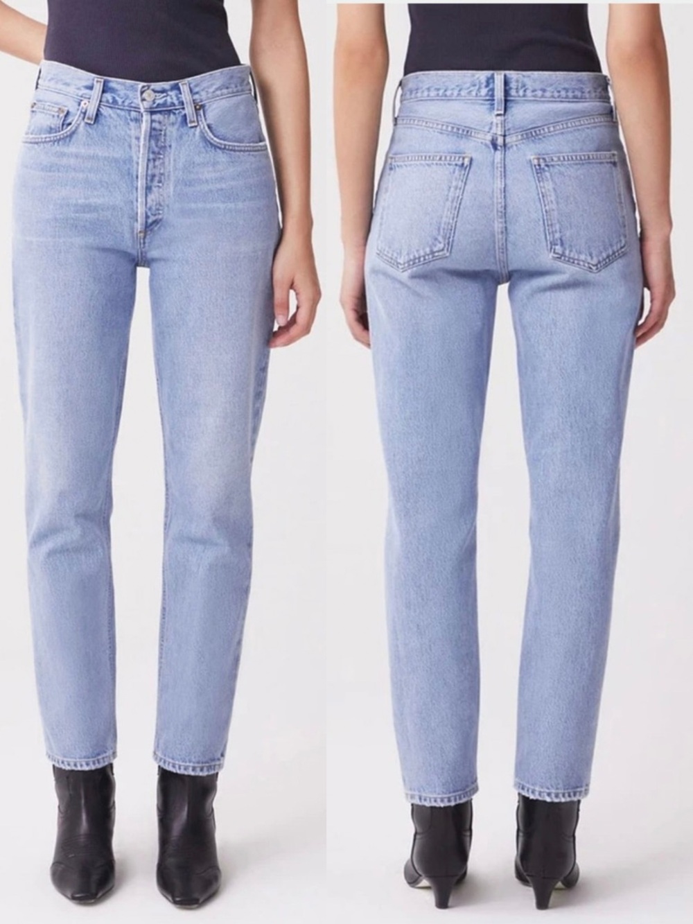 AGOLDE Fen High Rise Relaxed Tapered Jeans - Dimension size 24 #A182-1141